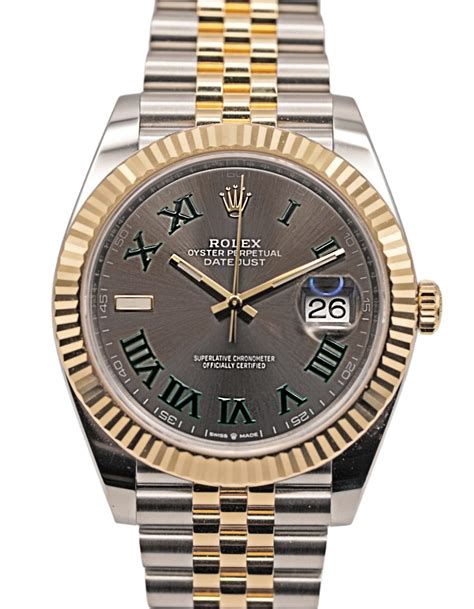 rolex datejust 41 126333|Rolex Datejust 41mm fluted bezel.